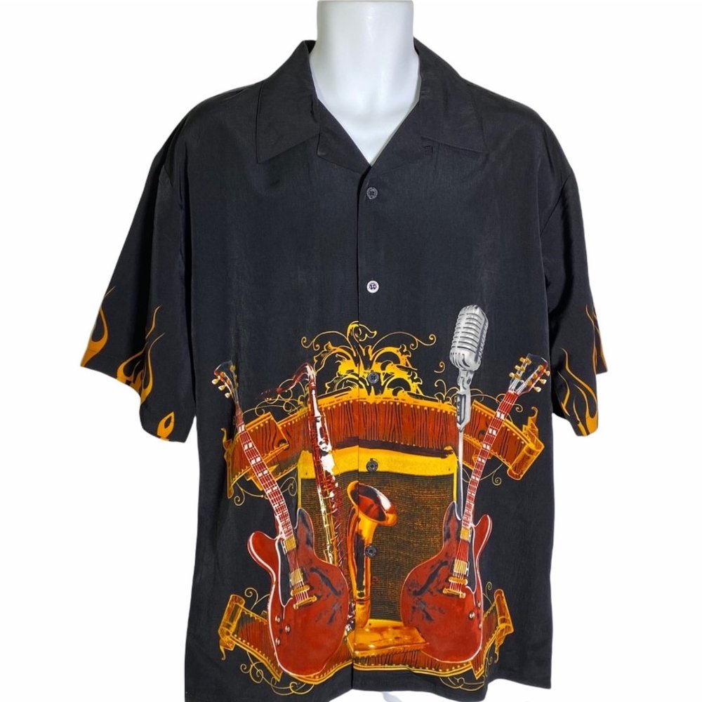 4/$25 The Classics Black Shirt Rock House Los Angeles Club Guitar Sax Jazz